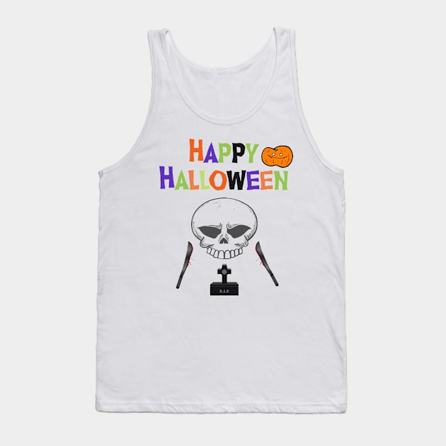 Happy halloween day Tank Top by MeKong